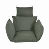 Egg Chair Cushion Swing Chair Cushion with Headrest Washable Hanging Basket Seat Cushion Replacement for Patio Garden Egg Chair