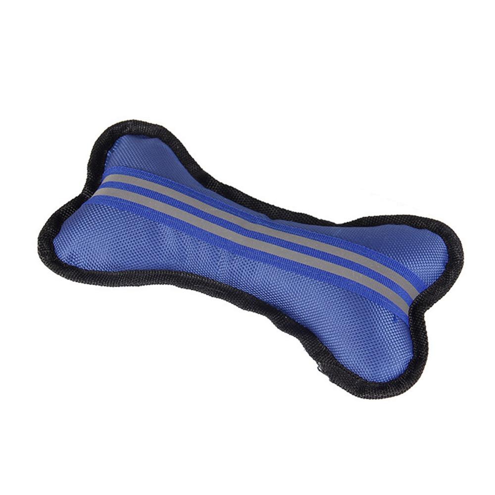 Bite Resistant Squeaky Chew Toy Oxford Cloth Stuffed Dog Toy Durable Bone Fabric Toy for Dogs Pets