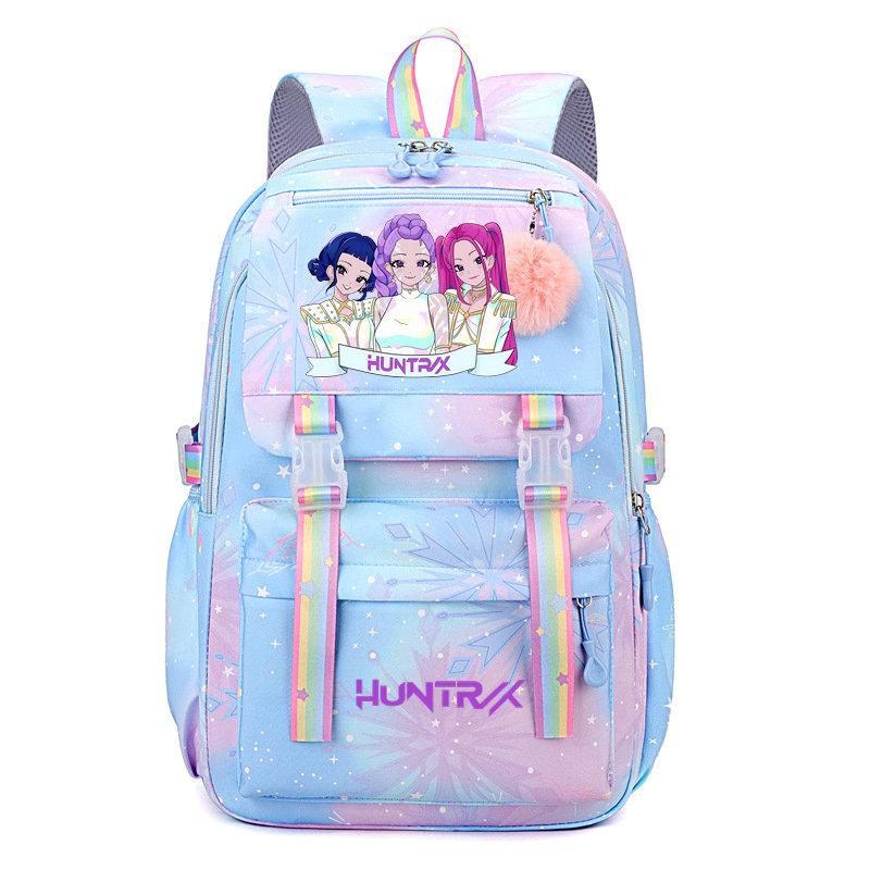 KPop Demon Hunters Backpack for Female College Students High School Girls Middle School Girls Versatile Suitable Daily Outdoor