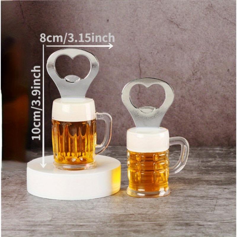 1pc Men Beer Bottle Opener Magnetic Hanging Bottle Opener Fridge Magnets Funny Gift Home Decor