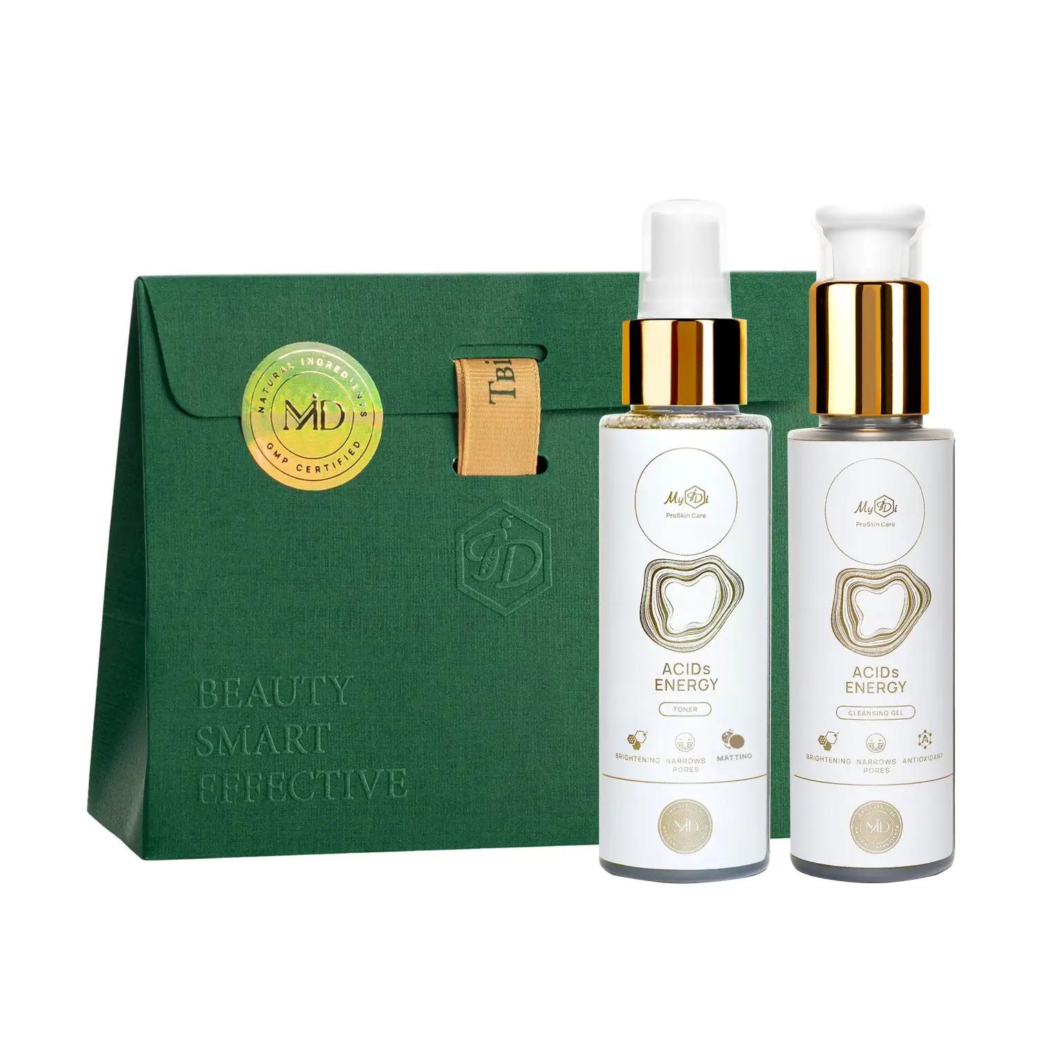 

Подарунковий набір для щоденного очищення з кислотами AHA+BHA+PHA Everyday cleansing SET ACIDs ENERGY MyIDi