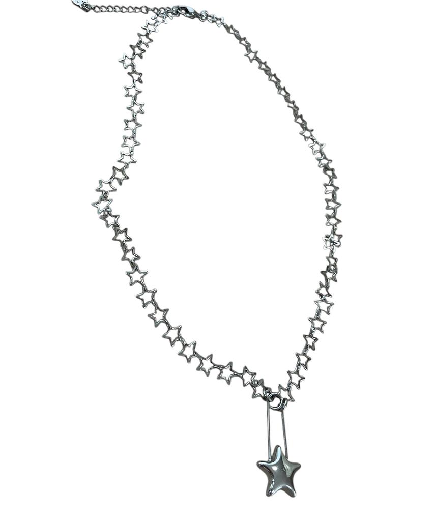 Sk8Er Rock Star Star Surgical Steel Necklace
