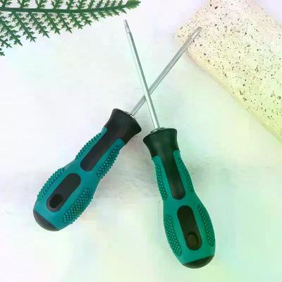 Dual Use Slotted Flat Cross Screwdriver Magnetic Tip Anti-slip Handle Screwdriver Installation Disassembly Repair Hand Tool