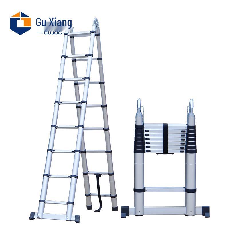 Guxiang Multi-functional Telescopic Aluminum A-Frame Ladder