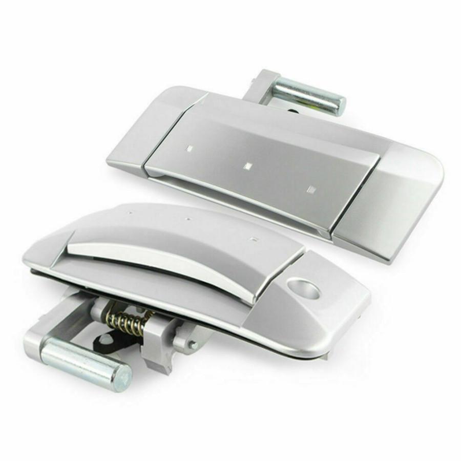 1 pár Pro Nissan 350Z 2003-2009 Levý Pravý Vnější Vnější Klika Přední Řidič Spolujezdec Vnější Kliky Pouze Levostranné Řízení Stříbrná