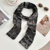 Scarf men's and women's new high-end sense casual versatile trend retro old hole scarf hip-hop style scarf scarf