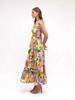 2026 European & American Holiday Style Print Linen Dress