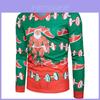 Damen Herren Hässlicher Weihnachtspullover Xmas Pullover T-Shirt Pullover Hoodies Stylisches Festliches Oberteil
