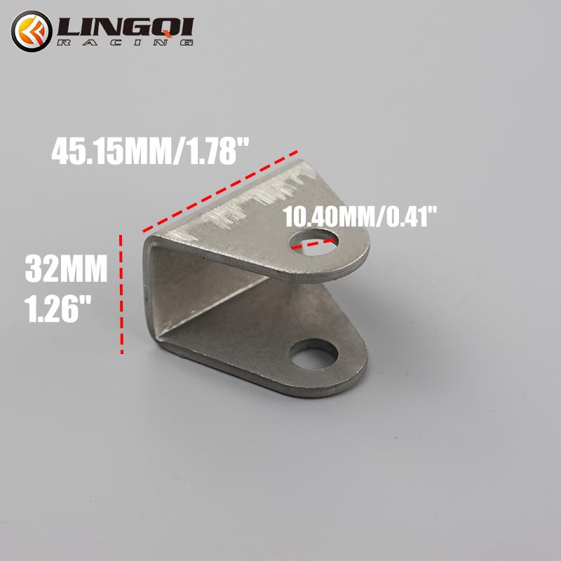 LESQUE Shock Absorber Flat Fork Bracket U-Shaped Fixed Supporting Seat For Motorcycle ATV Dirt Pit Bike Go Kart UTV Buggy