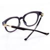 Alloaiweeo [Alo:Ctzen] Ci7602A C2 Broad Semi-Oversized Dark Gray Horn-Rimmed Glasses