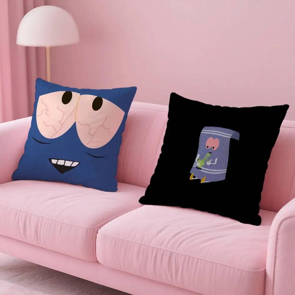 S-South Park Towelie Anime Pillow Case Safe Custom Photo Pillow, Anti-fade Brushed Fleece Cushion, Maternal & Infant Safe.