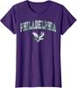Vintage Philadelphia Pennsylvania Retro Football Ladies' Crewneck T-Shirt