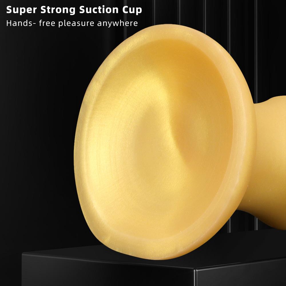 Golden Silicone Soft Extra Long Anal Plug Anal Expansion Masturbator Adult Sex Toy Fisting Plug Tail Slave BDSM