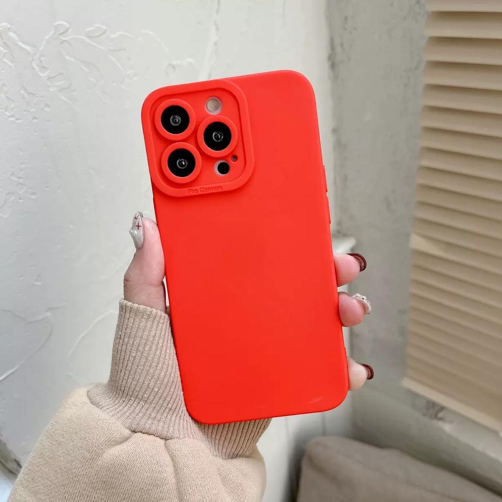 Camera Protection Silicone Phone Case For iPhone 13 Pro Max 11 12 14 Pro Max 16 Pro Max 15 Pro Max Soft Shockproof Matte Cover