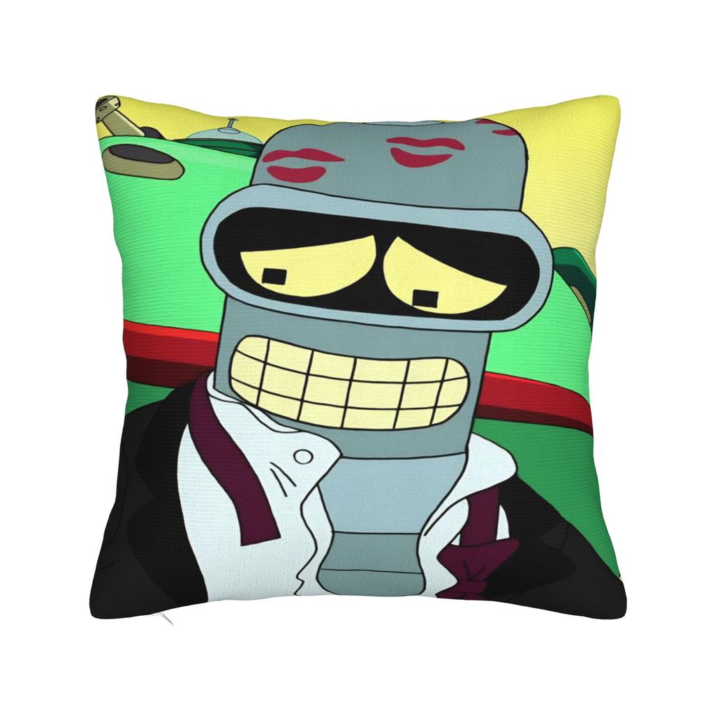 Futuramaes Pillowcase Accessories Printed Cushion Cover Pillow Covers Home Decoration Square Multi Size