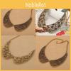 Carved Hollow Alloy Out Fashionable Temperament Collar Necklace Accessory
