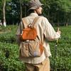 Outdoor japanische Farbkombination Rucksack große Kapazität Mehrfachtaschen Schultasche einfacher lässiger Rucksack Spritzwassergeschützt und verschleißfest