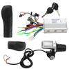 2 in 1 Elektrofahrrad Elektroroller Controller LCD Split Meter Gasgriff Set