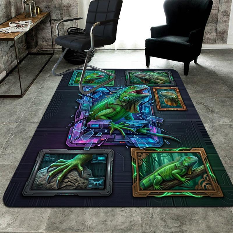 CyberIguana Breakthrough Pattern Rug Floor Mat for Living Room or Bedroom Soft and Comfortable Carpet a Gift for Birthday and Holiday.