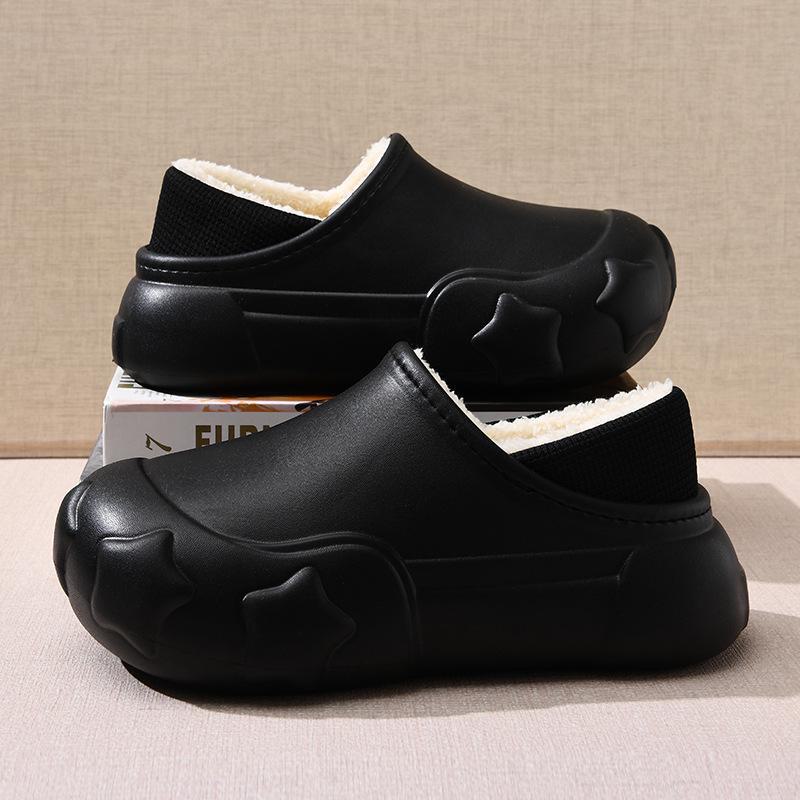 2024 Winter Erhöhende Rutschfeste Samtgefütterte Herren Warme Outdoor Baumwollschuhe