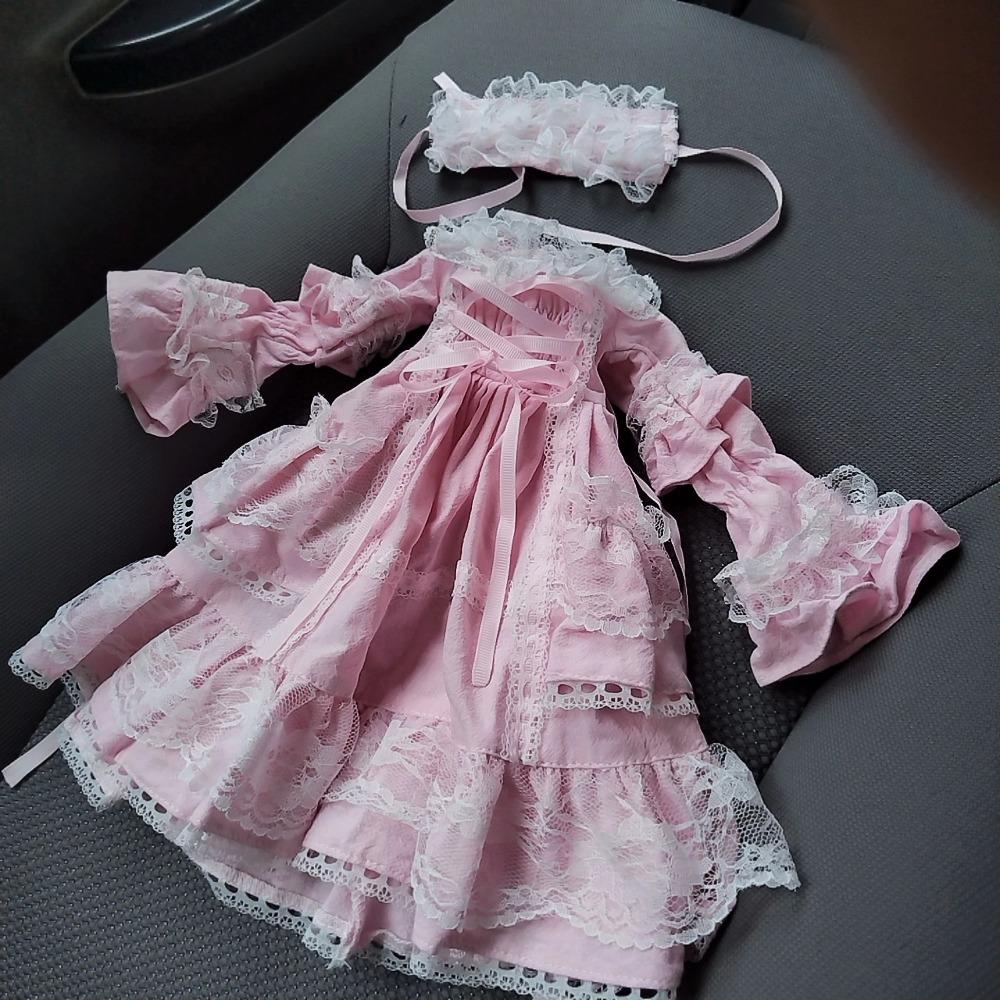 30cm 1/4 1/6 BJD Babykleidung 1/4 Puppe Hof Lolita Rock SD Retro Kleid Prinzessinnenkleid