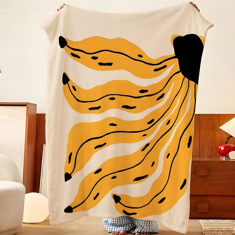 Artist L-Liv L-Lee Throw Flannel Throw Blanket, Lightweight Cozy, Durable Washable Cute Cool