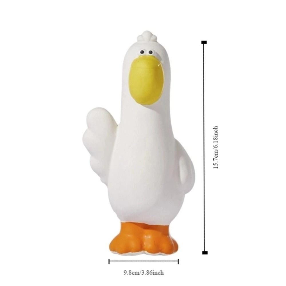 Cartoon Pet Latex Toys Pelican Shape Squeaky Dog Toys Funny Teeth Grinding Toys  for Cats and Dogs