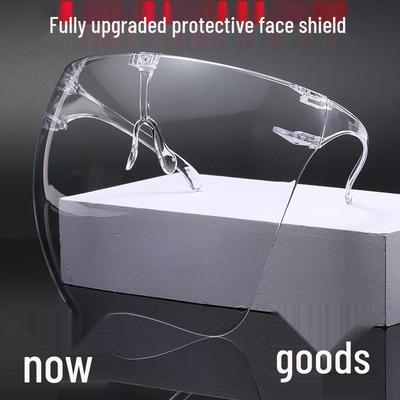 High-Definition Spherical Face Shield Goggles - Full Coverage and Anti-Droplet Protection for Men