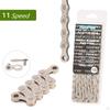 Carbon Steel 9 Single Bike Chain High Strength Road Mountain Folding Half Hollow Chains Replacement