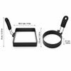 with Handle Egg Fried Ring Mold Non Stick Square Egg Maker Mold Breakfast Cooking Tool  Sandwich