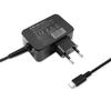 Qoltec Ładowarka sieciowa 65W | 5-20V | 3-3.25A | USB typ C | PD | Laptop | Smartfon | Czarna