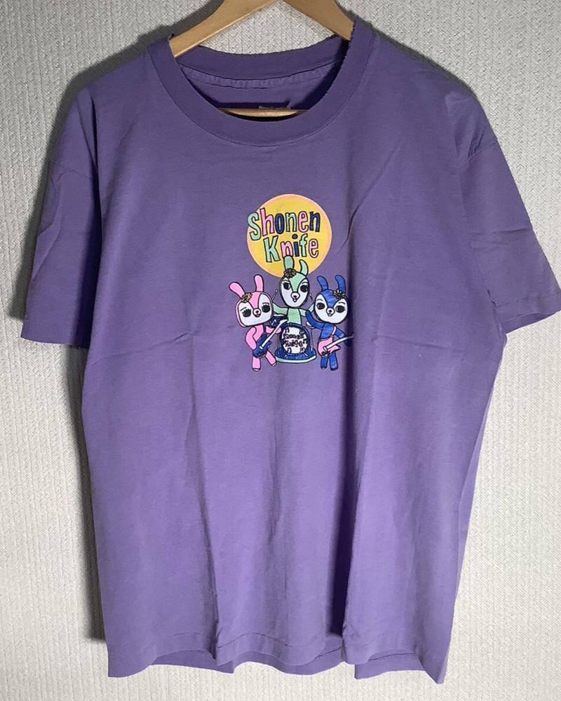 caricature Shonen Knife band violet T-shirt Unisex All sizes S-45Xl 1F1893 Unisex T-Shirt M