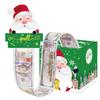 Santa Pattern Claus Paper Gift Box Money Box Christmas Decor Atmosphere Prop