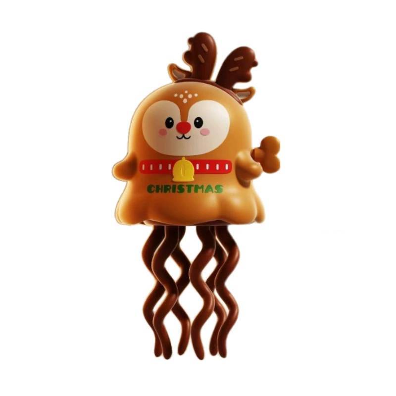 

Dancing Octopus Wind Up Toy With Santa Claus And Elk Design For Christmas Gift Elk
