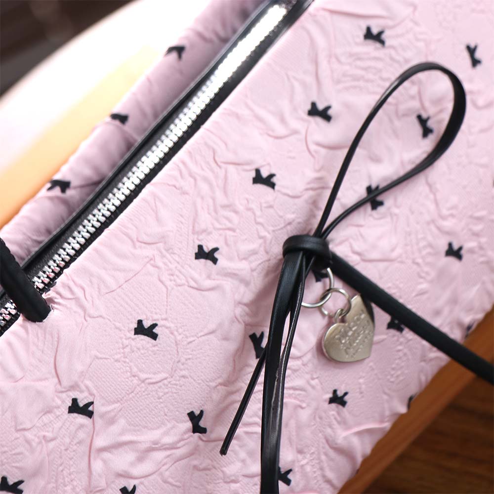 Sweet French Stick Underarm Bag French Armpit Bag Fashion Bow Ribbon Shoulder Bag  Daily