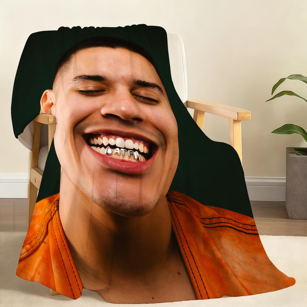 Mexico Rapper N NsqK K ATP Blanket Soft Throw Blanket for Home Bedroom Bed Sofa Picnic Travel Office Rest Cover Blanket Gift