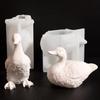 Flexible Silicone Mould Accessory for Creating Duck Candle Holders Decoration With Resin And Plaster Daily Use