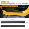 2pcs Door Sill Guards For Jeep Wrangler TJ 1997 1998 1999 2000 2001 2002 2003 2004-2007 Door Sill Guards Kit Door Entry Guards