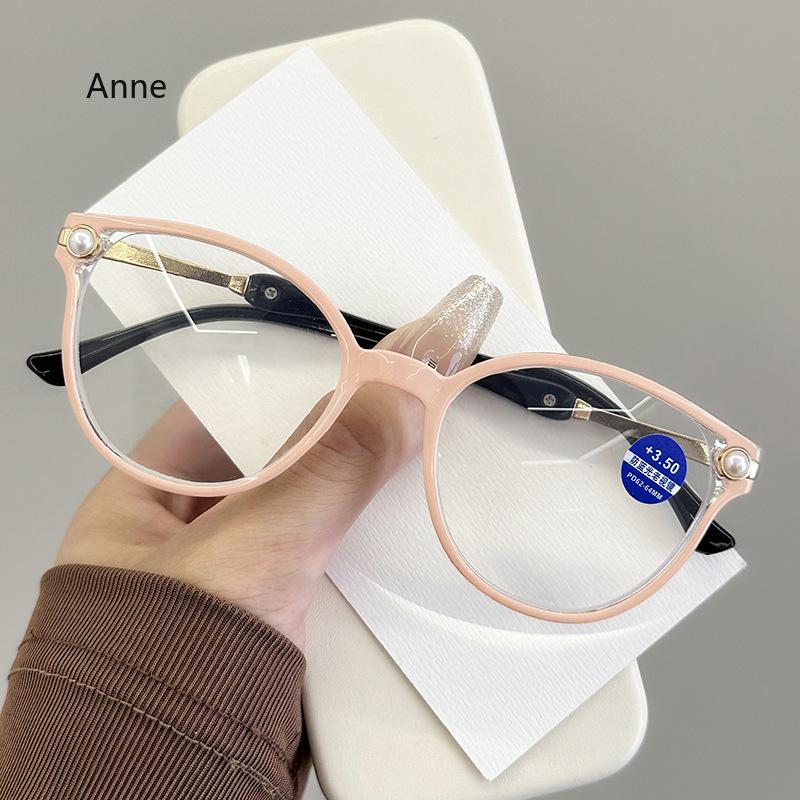 Neue Perlen Lesebrillenfassung Elegante Damen Katzenaugen Alterssichtigkeit Brille Europa&Amerika 0...+4.0 gafas