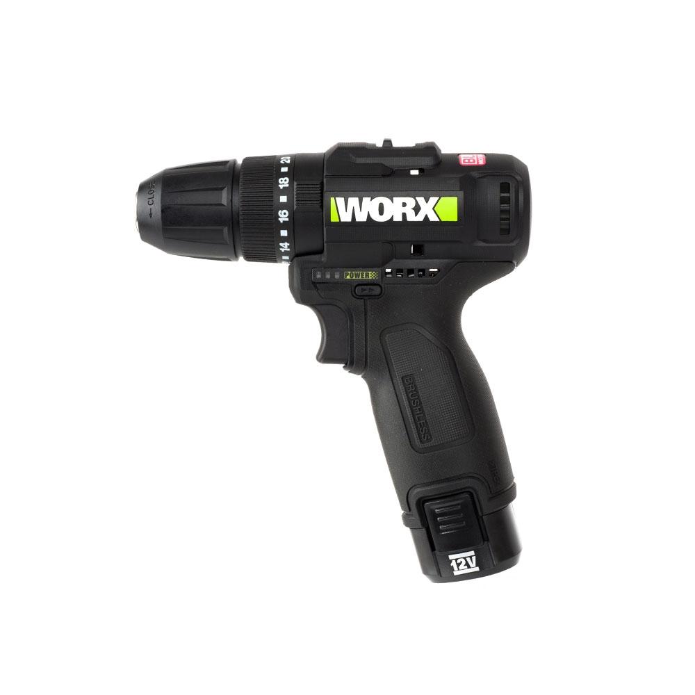 

Works RechargeaBle Hammer Drill 12v 2.0ah Bl We211