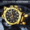 LIGE Men's Digital Wristwatch Casual Business Waterproof Luminous Watches For Men Military Quartz Chronograph Big Dig Watch Men