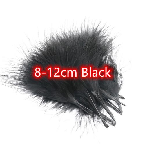 8-12cm Colored Plumas Natural Turkey Marabou Feather Fluffy Plume Wedding Dress Party DIY Decorations Handicraft Accessories