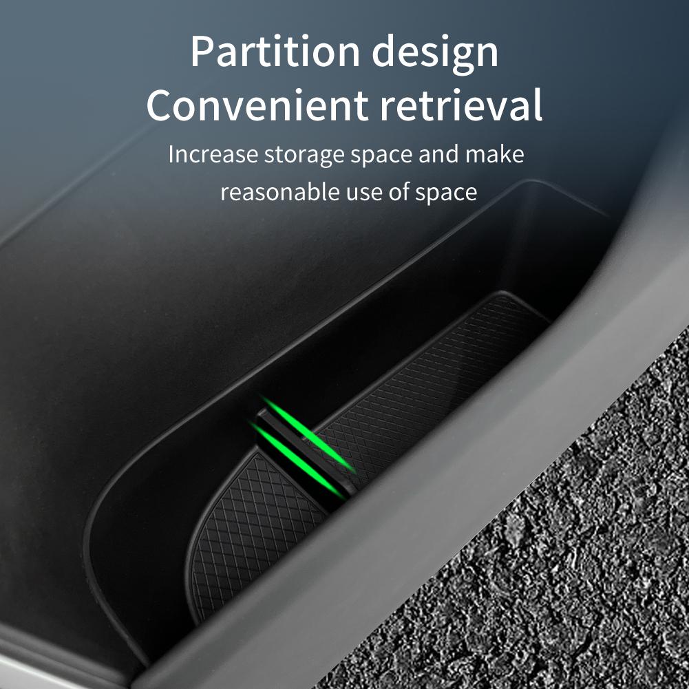 For Xpeng G9 2025 2025 Car Door Side Storage Box Car Interior Accessories TPE Front Rear Door Handle Organizer Tidying Tray