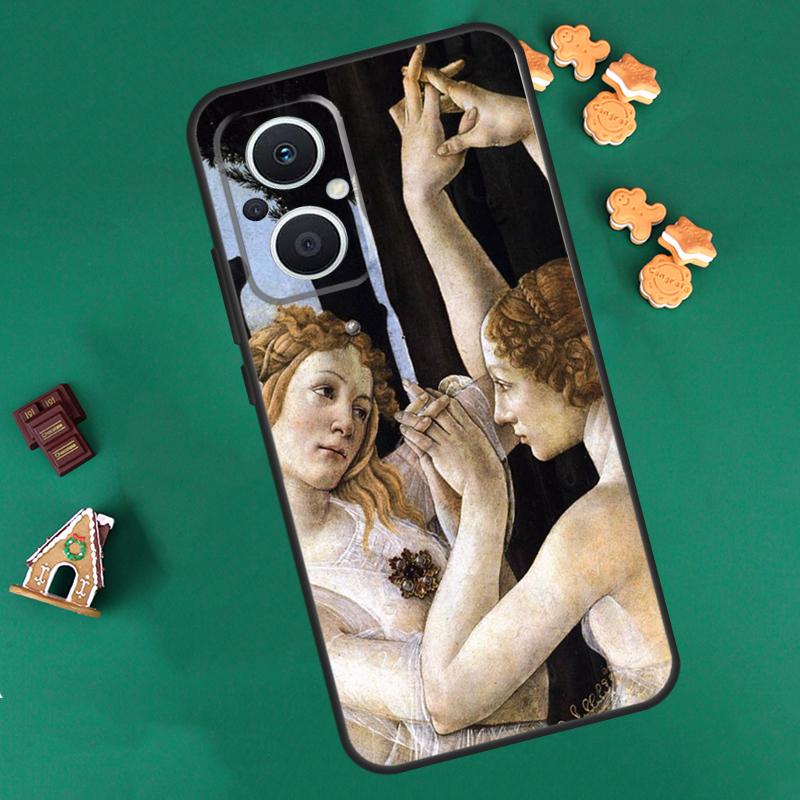 Sandro botticelli Renaissance art Case For OPPO Reno 10 Pro 4Z 5Z 8T 4 5 6 7 8 Lite OPPO Find X6 Pro X3 X2 Neo X5 Lite Cover