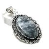 Natural Ocean Jasper Gemstone Handmade 925 Sterling Silver Pendant 2.36" ETC-14228