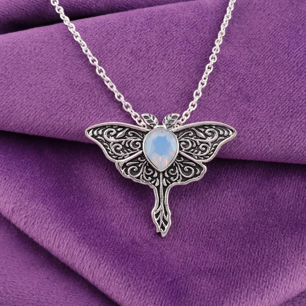 Milchiger Opal 925 Massives Sterlingsilber Anhänger, Handgefertigter Edelsteinanhänger Schmuck, Geschenke für Ehefrau Brandneuer Anhänger