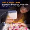30 LED Sewing Machine Light With Magnetic Base And Flexible Gooseneck, Portable Work Light 4Pack EU Plug