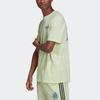 Adidas Originals Trefoil Logo Print Crew Neck T-Shirt Men Tops Light-Green HF4866