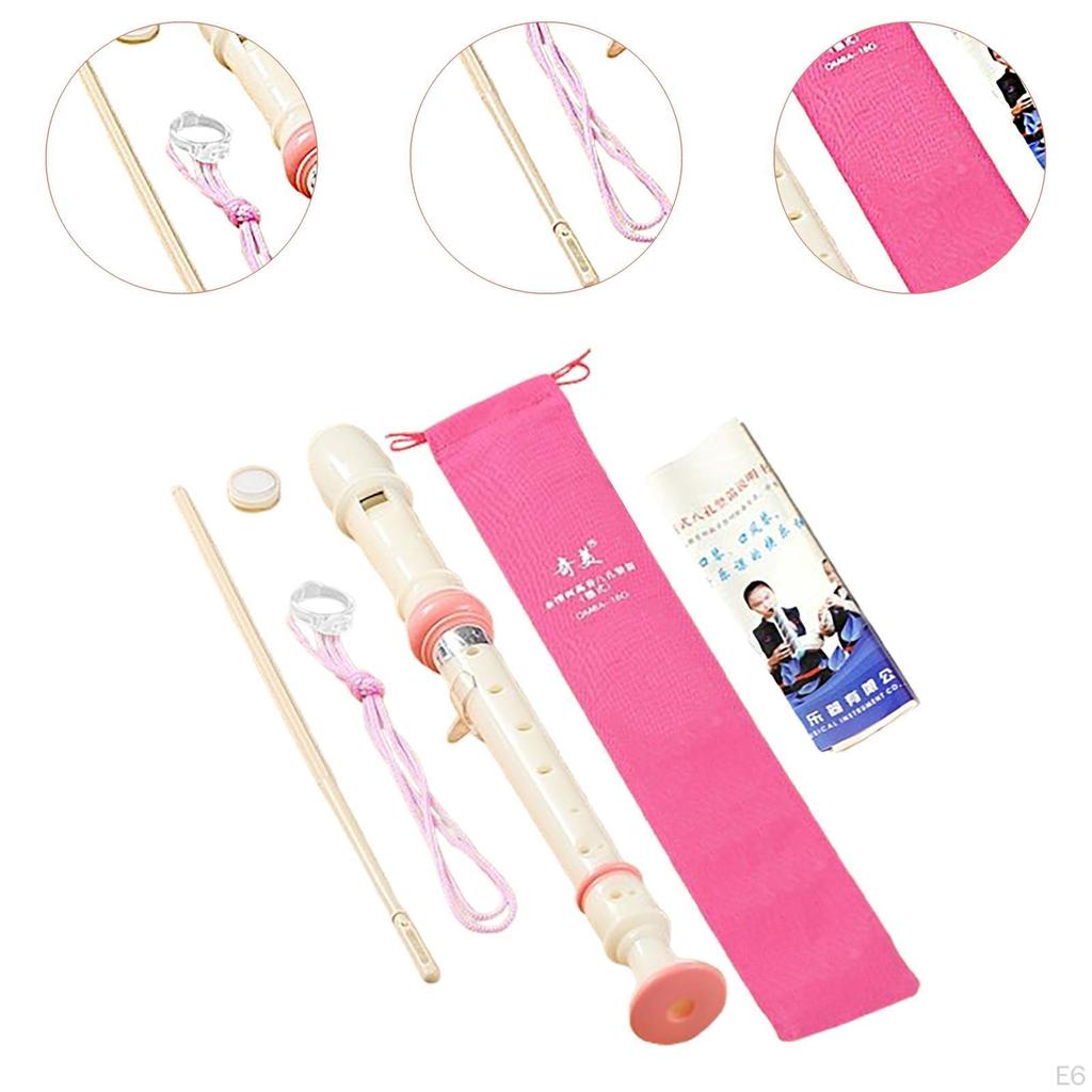Soprano Recorder with Bag 8 Hole for Amateurs Instrument Player Professional