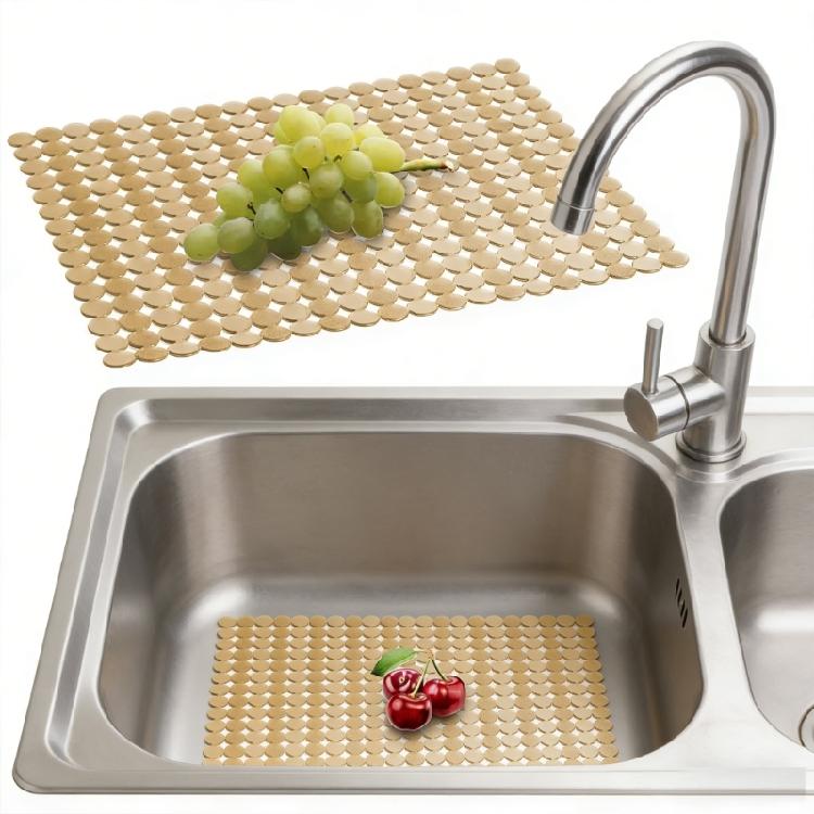 Copertura Multifunzione per Lavello da Cucina Materiali Morbidi in PVC Tappetini di Sicurezza per Cucina Possono Essere Tagliati per Adattarsi a Varie Dimensioni